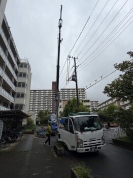 太陽光パネル揚重