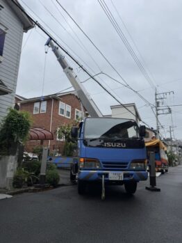 アップライトピアノ・冷蔵庫揚重