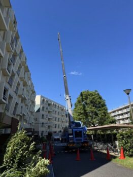 スタンション搬入