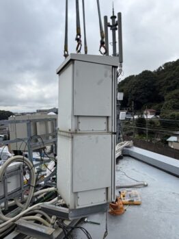 電源箱撤去作業