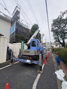 太陽光パネル揚重