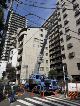 タワークレーン設置